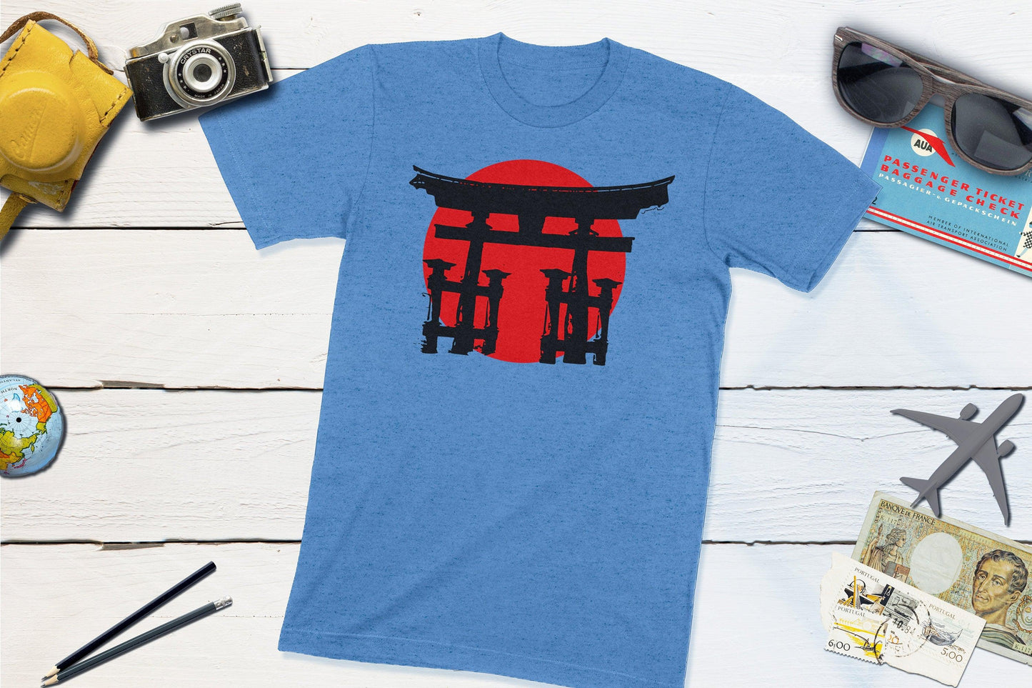 Japanese Historic Shinto Shrine Shirt-Unisex T-shirt-Yesteeyear