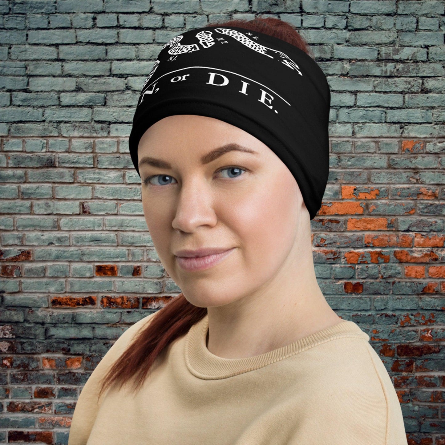 Join Or Die Pamphlet Neck Gaiter-Neck Gaiter-Yesteeyear