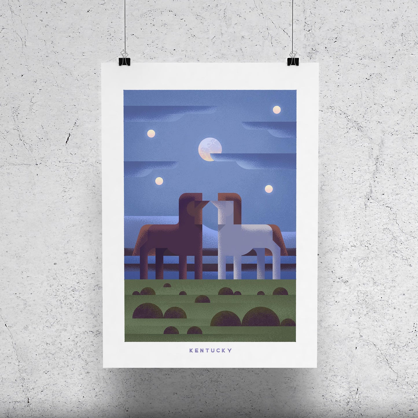 Kentucky Travel Poster Print-Poster-Yesteeyear