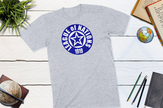 League of Nations 1919 World History-Unisex T-shirt-Yesteeyear