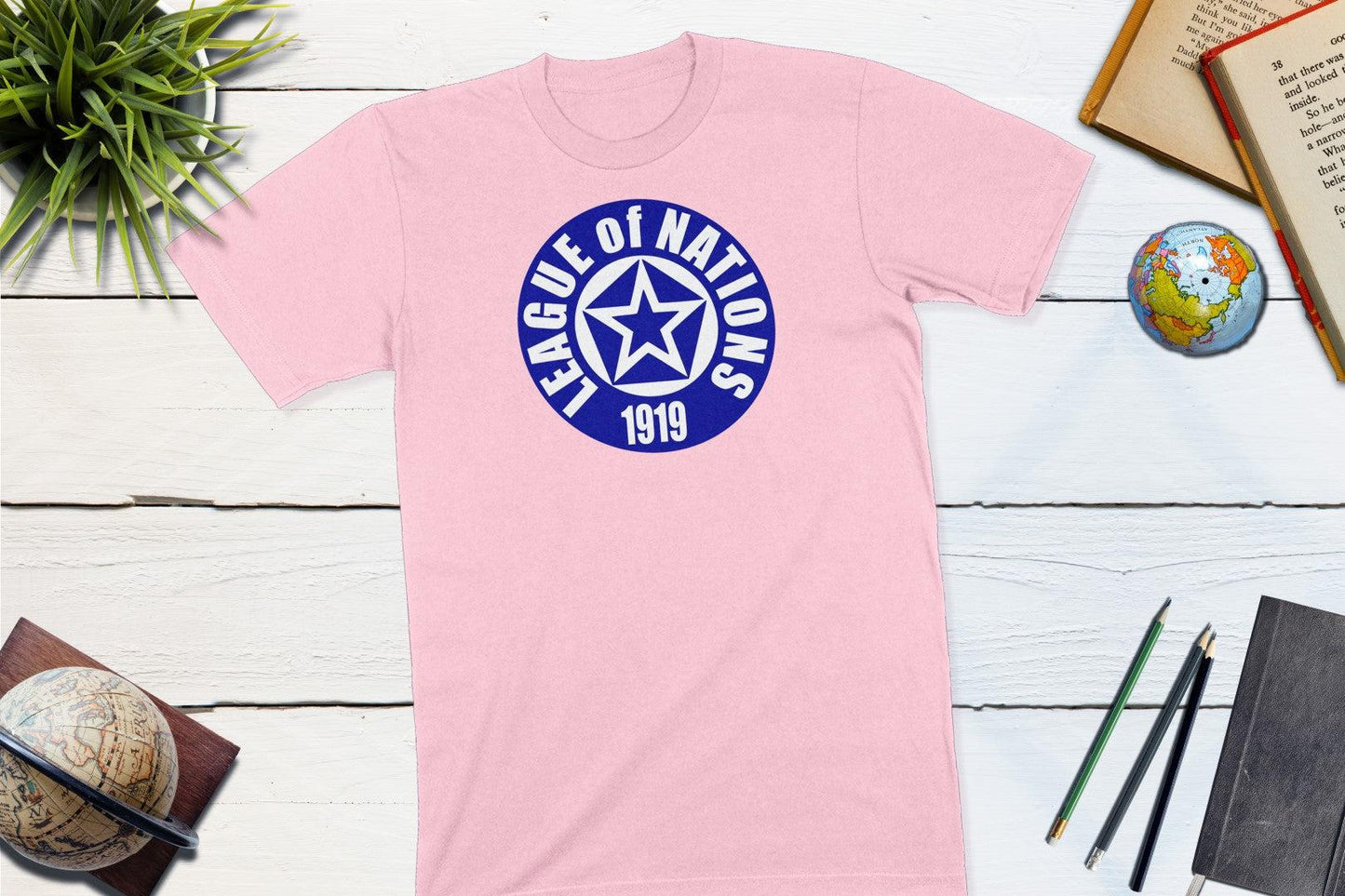 League of Nations 1919 World History-Unisex T-shirt-Yesteeyear