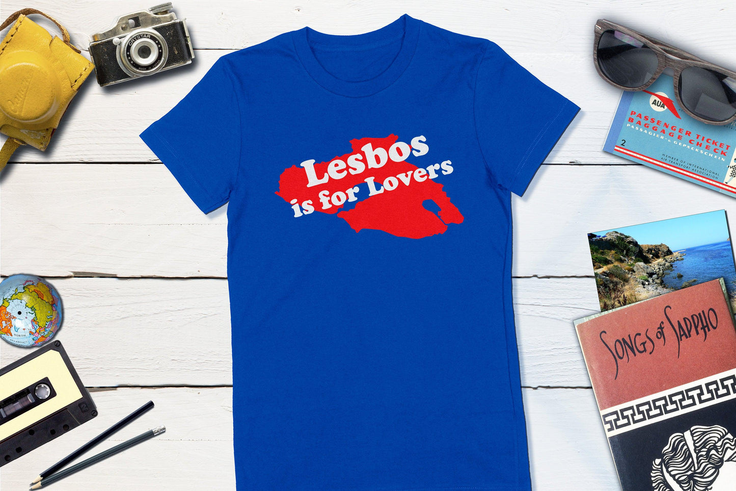 Lesbos Is For Lovers Women's Shirt-Women's T-shirt-Yesteeyear