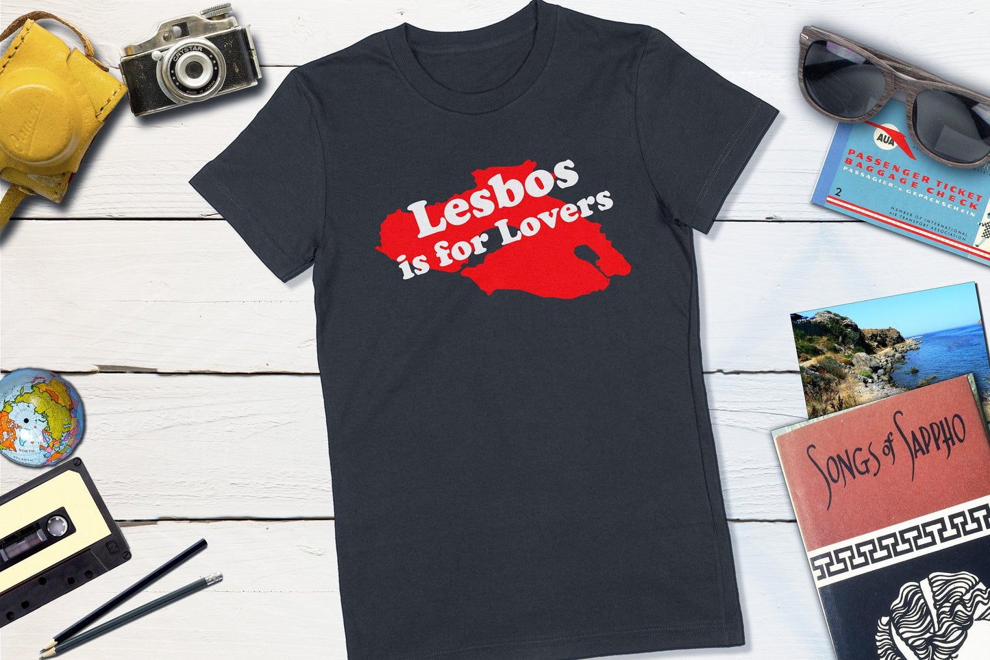 Lesbos Is For Lovers Women's Shirt-Women's T-shirt-Yesteeyear