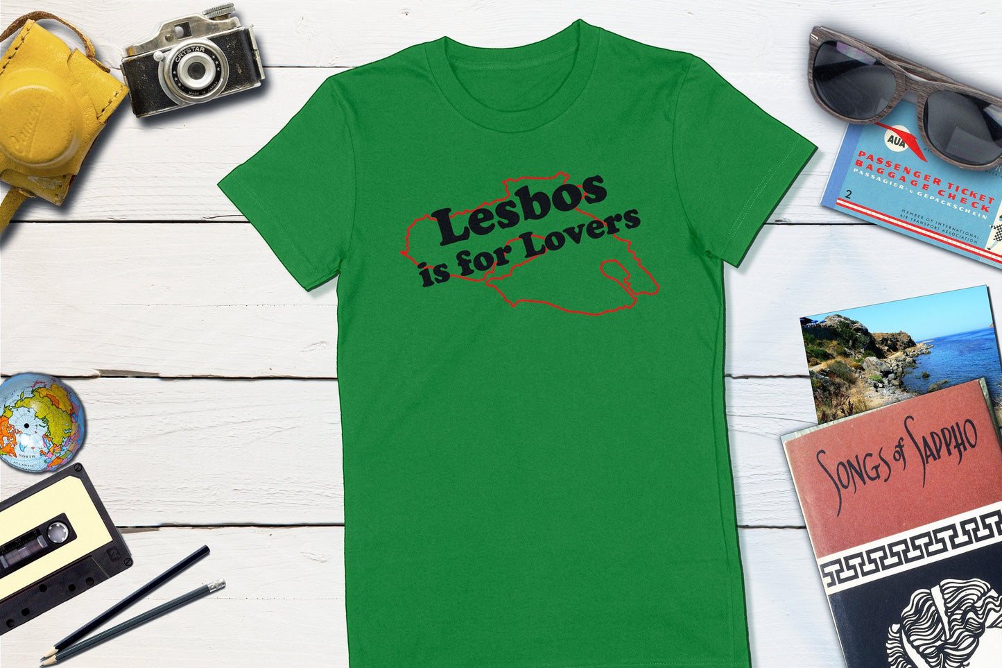 Lesbos Is For Lovers Women's Shirt-Women's T-shirt-Yesteeyear