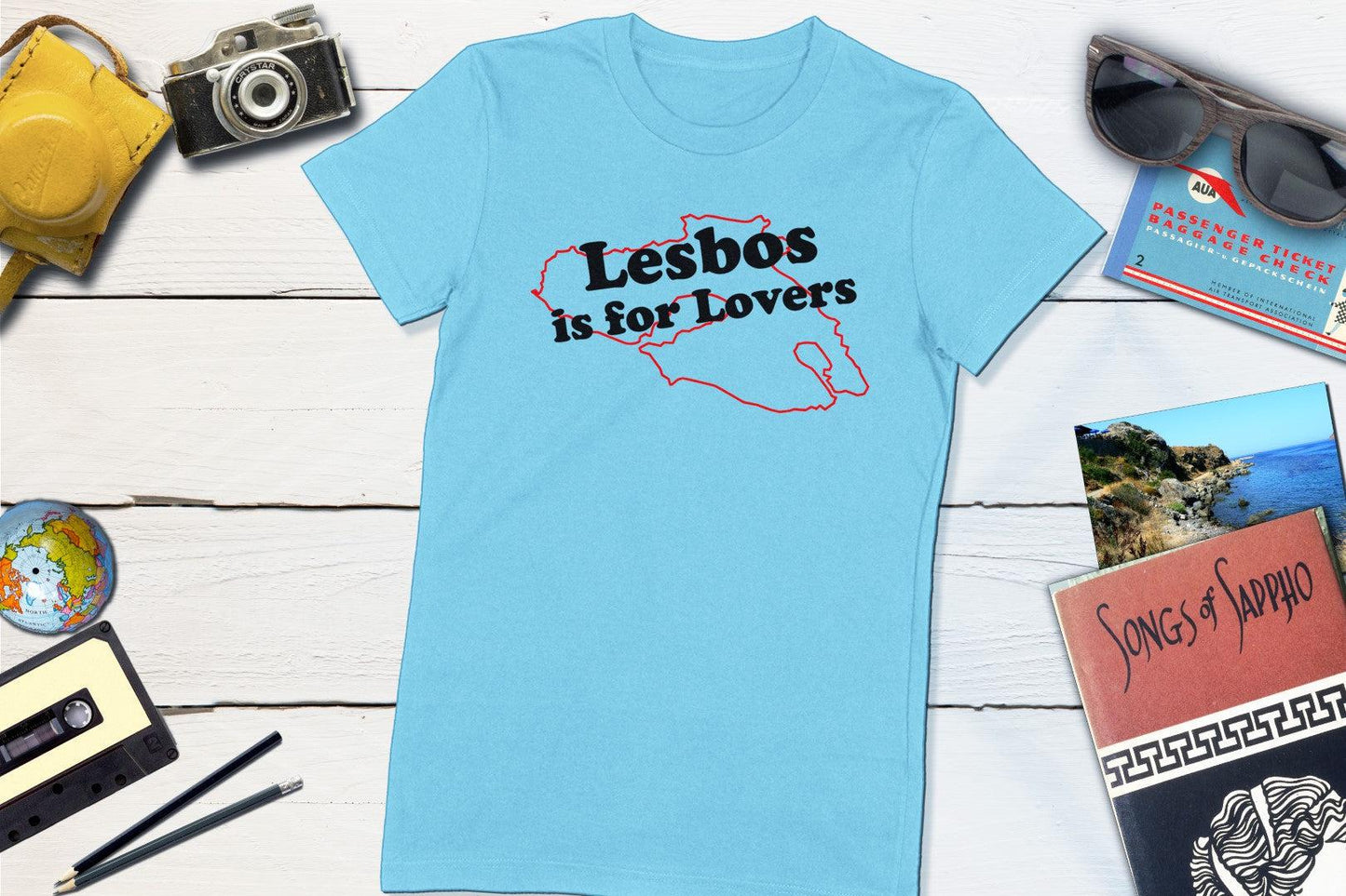 Lesbos Is For Lovers Women's Shirt-Women's T-shirt-Yesteeyear