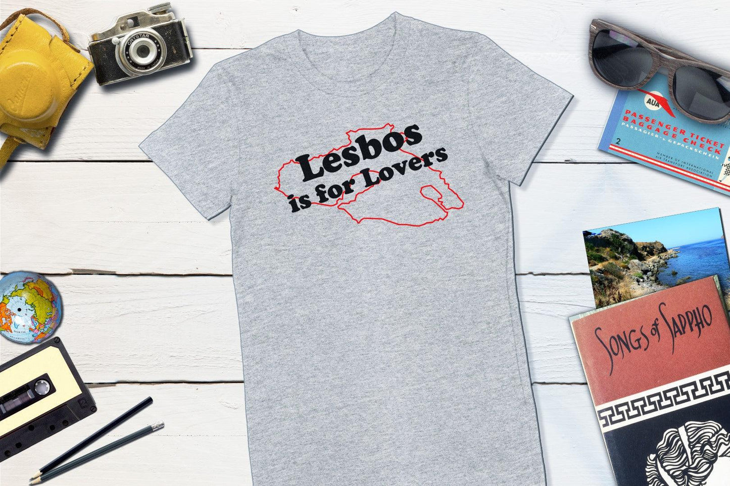 Lesbos Is For Lovers Women's Shirt-Women's T-shirt-Yesteeyear