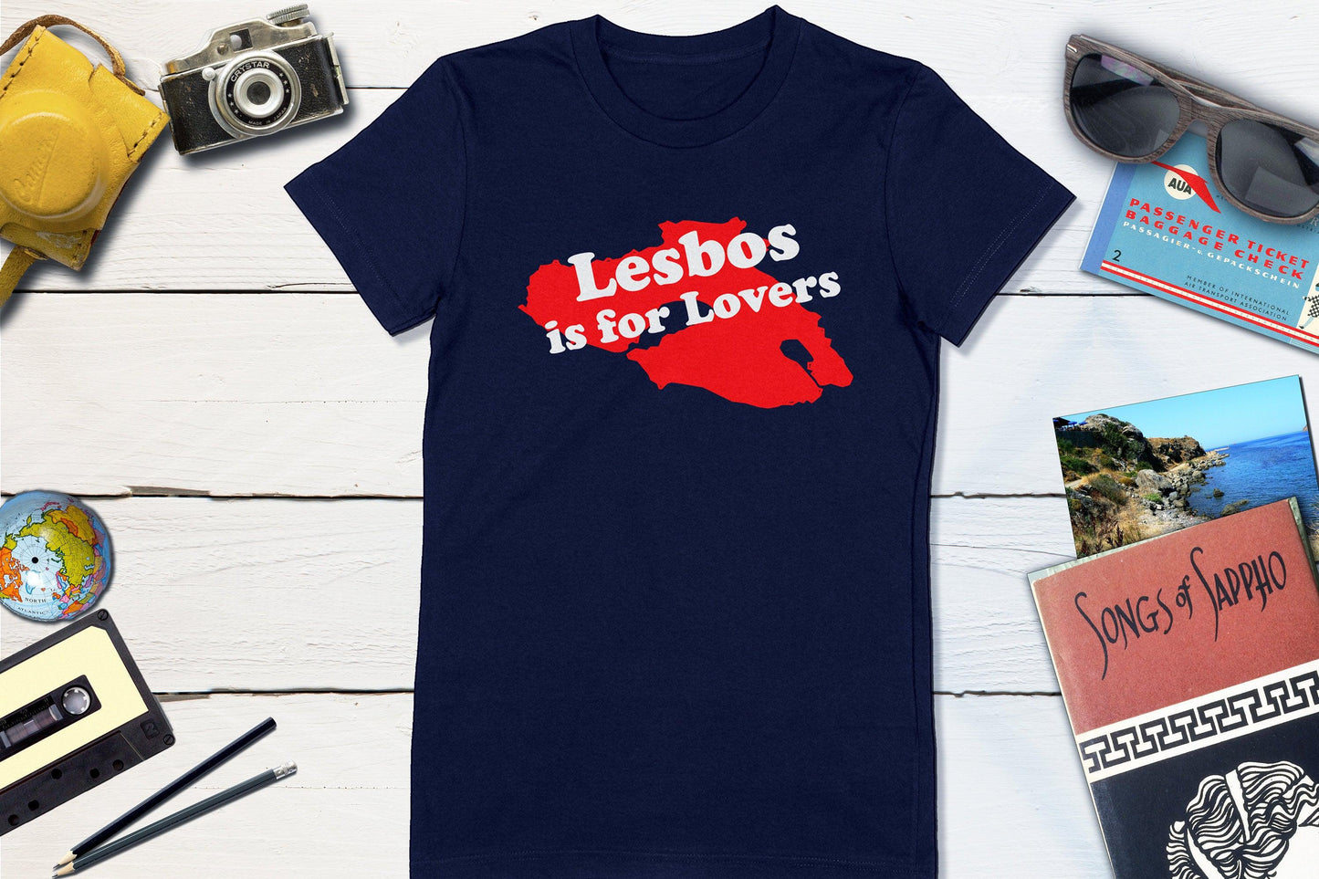 Lesbos Is For Lovers Women's Shirt-Women's T-shirt-Yesteeyear