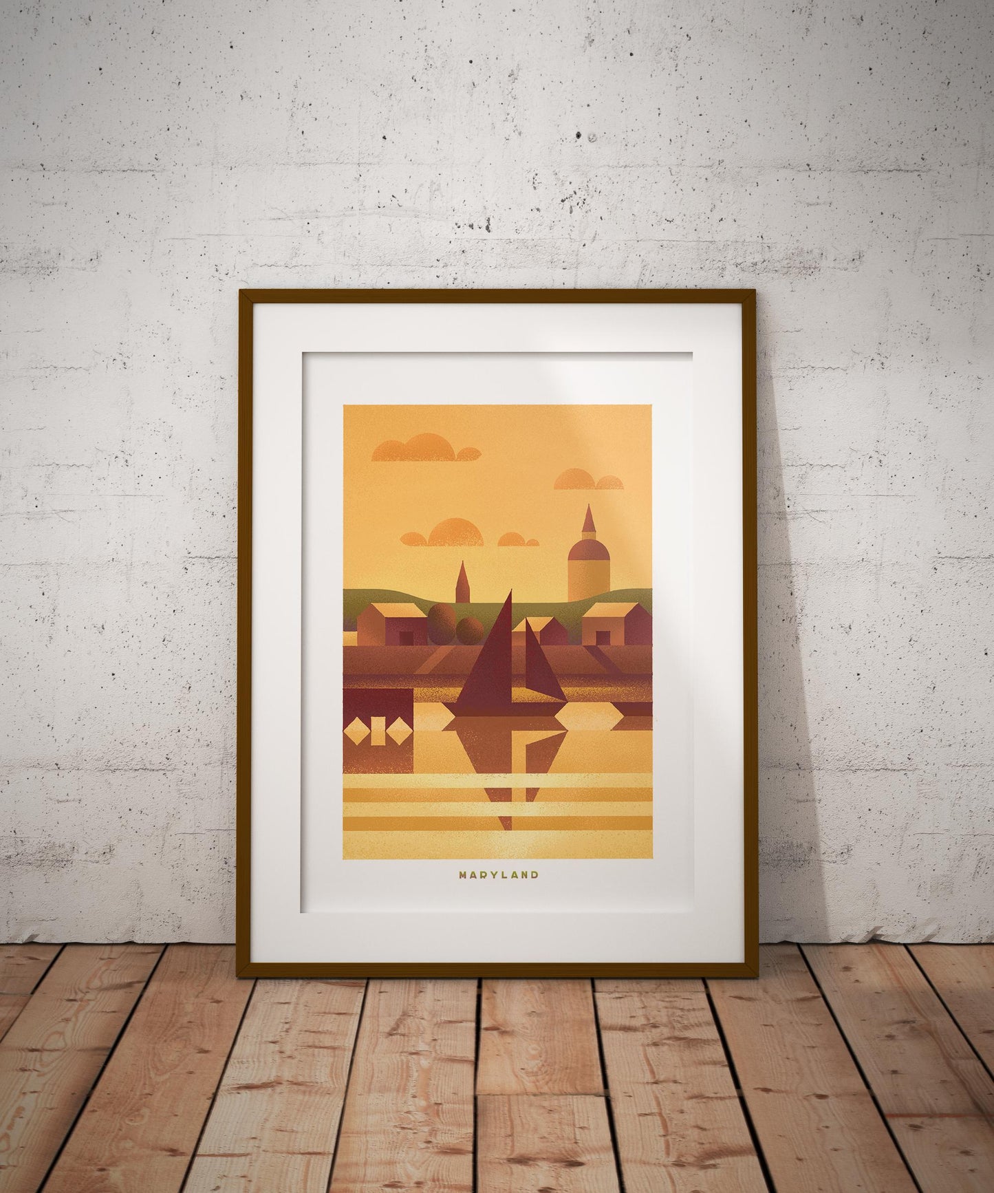 Maryland Travel Poster Print-Poster-Yesteeyear