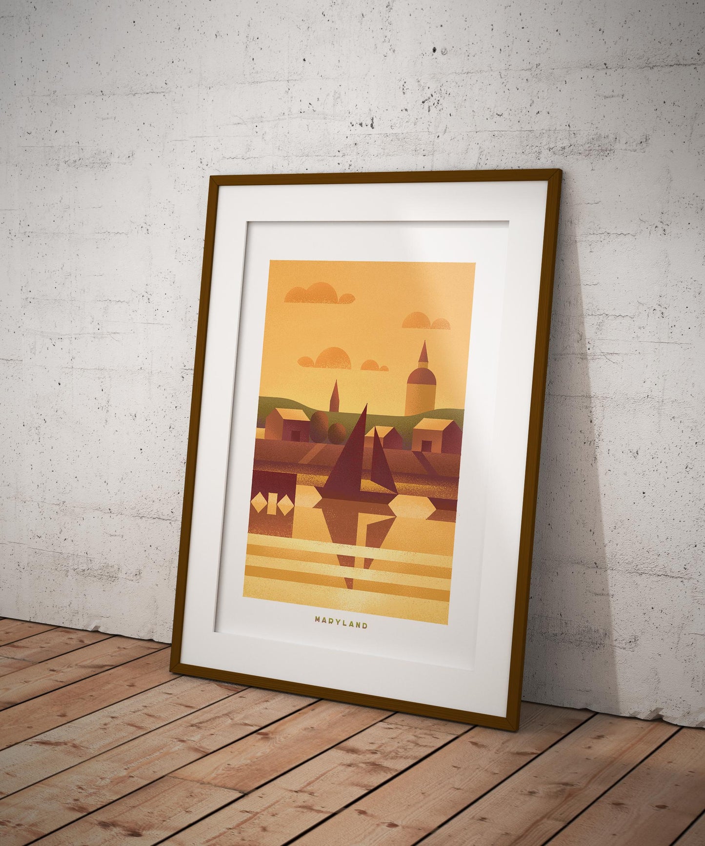 Maryland Travel Poster Print-Poster-Yesteeyear