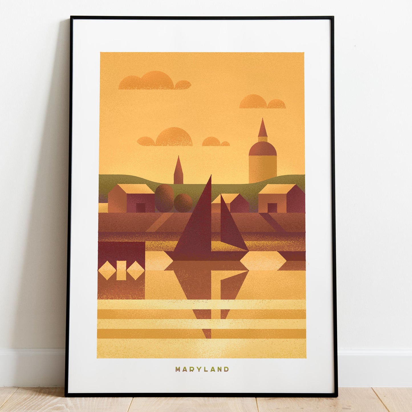 Maryland Travel Poster Print-Poster-Yesteeyear