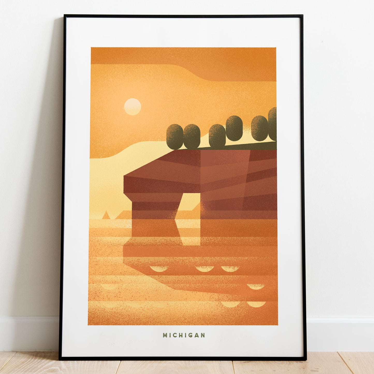Michigan Travel Poster Print-Poster-Yesteeyear