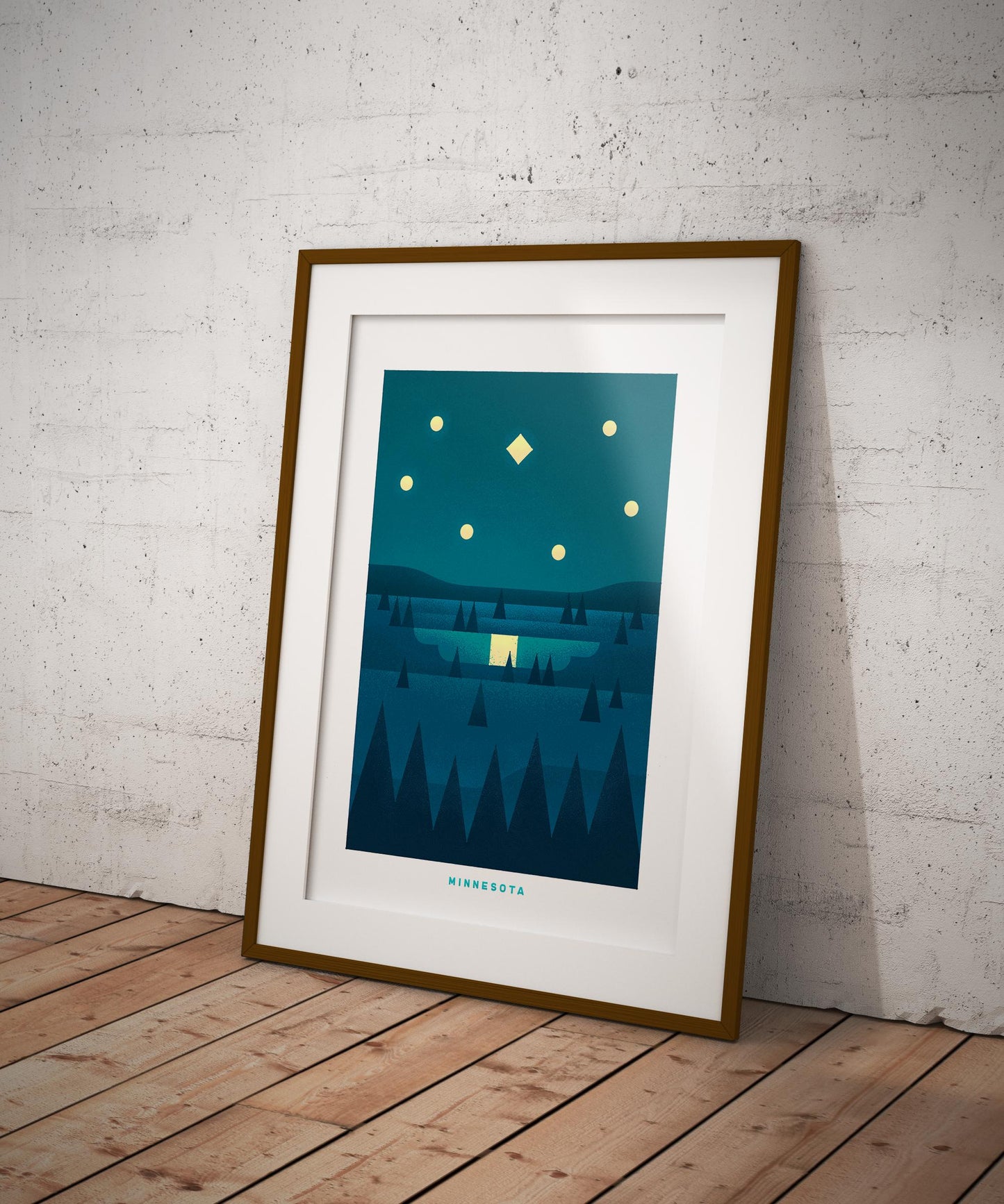 Minnesota Travel Poster Print-Poster-Yesteeyear