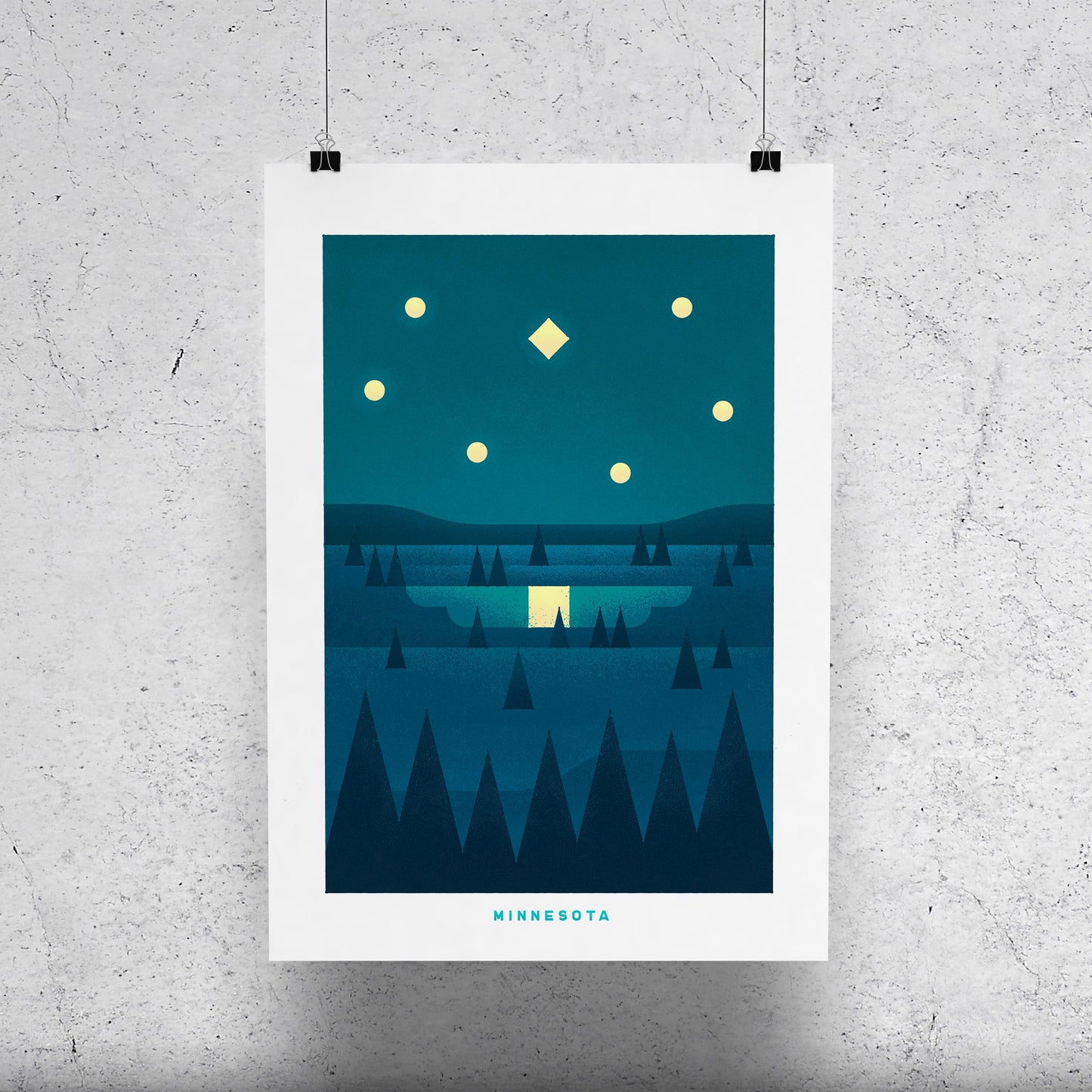 Minnesota Travel Poster Print-Poster-Yesteeyear