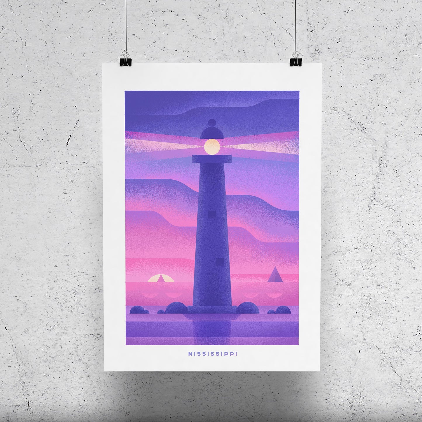 Mississippi Travel Poster Print-Poster-Yesteeyear