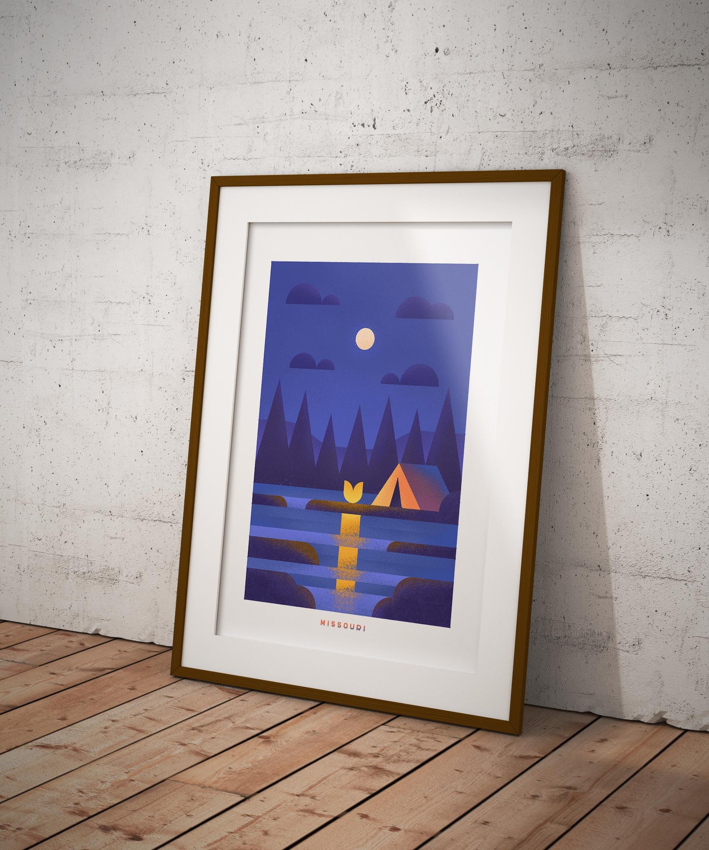 Missouri Travel Poster Print-Poster-Yesteeyear
