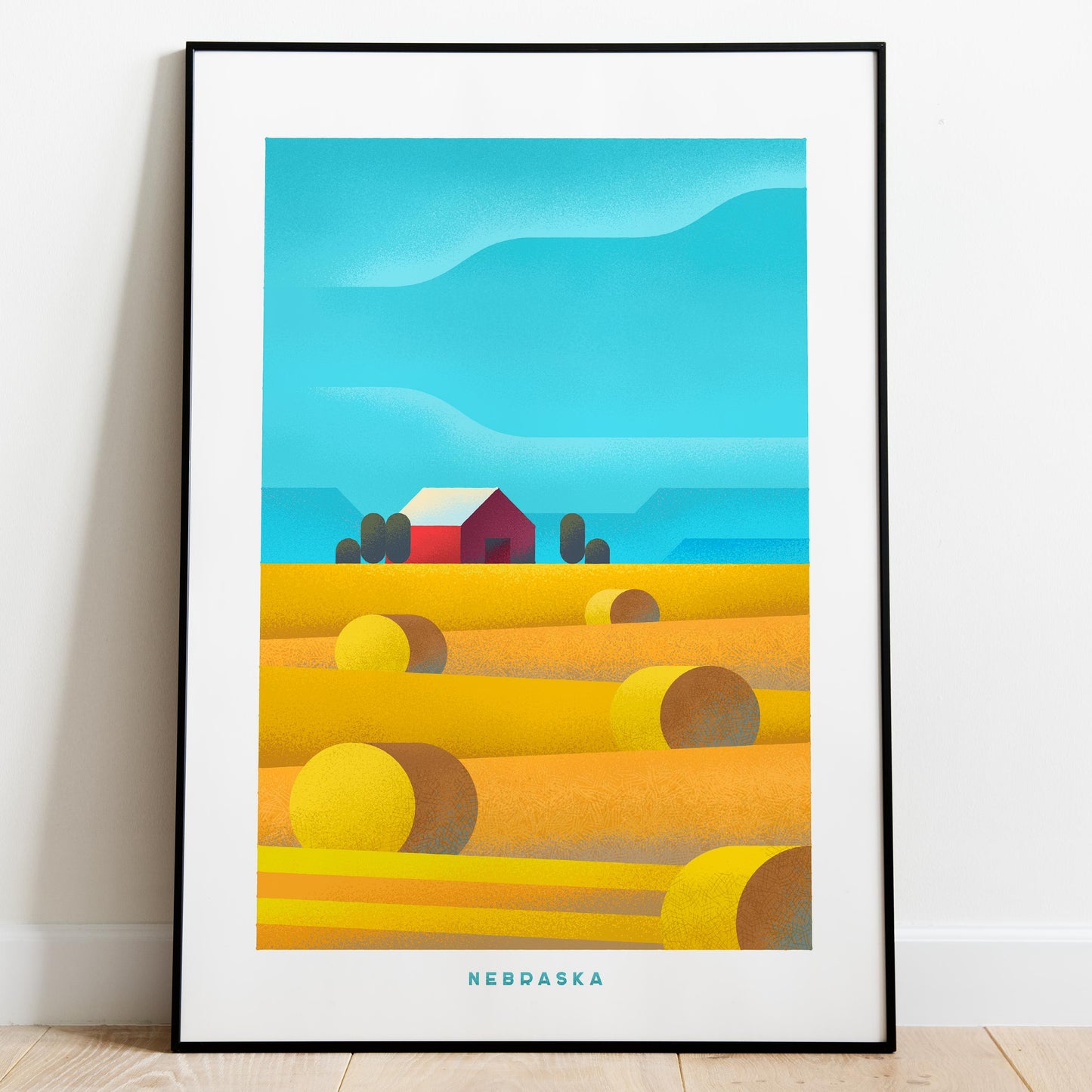 Nebraska Travel Poster Print-Poster-Yesteeyear