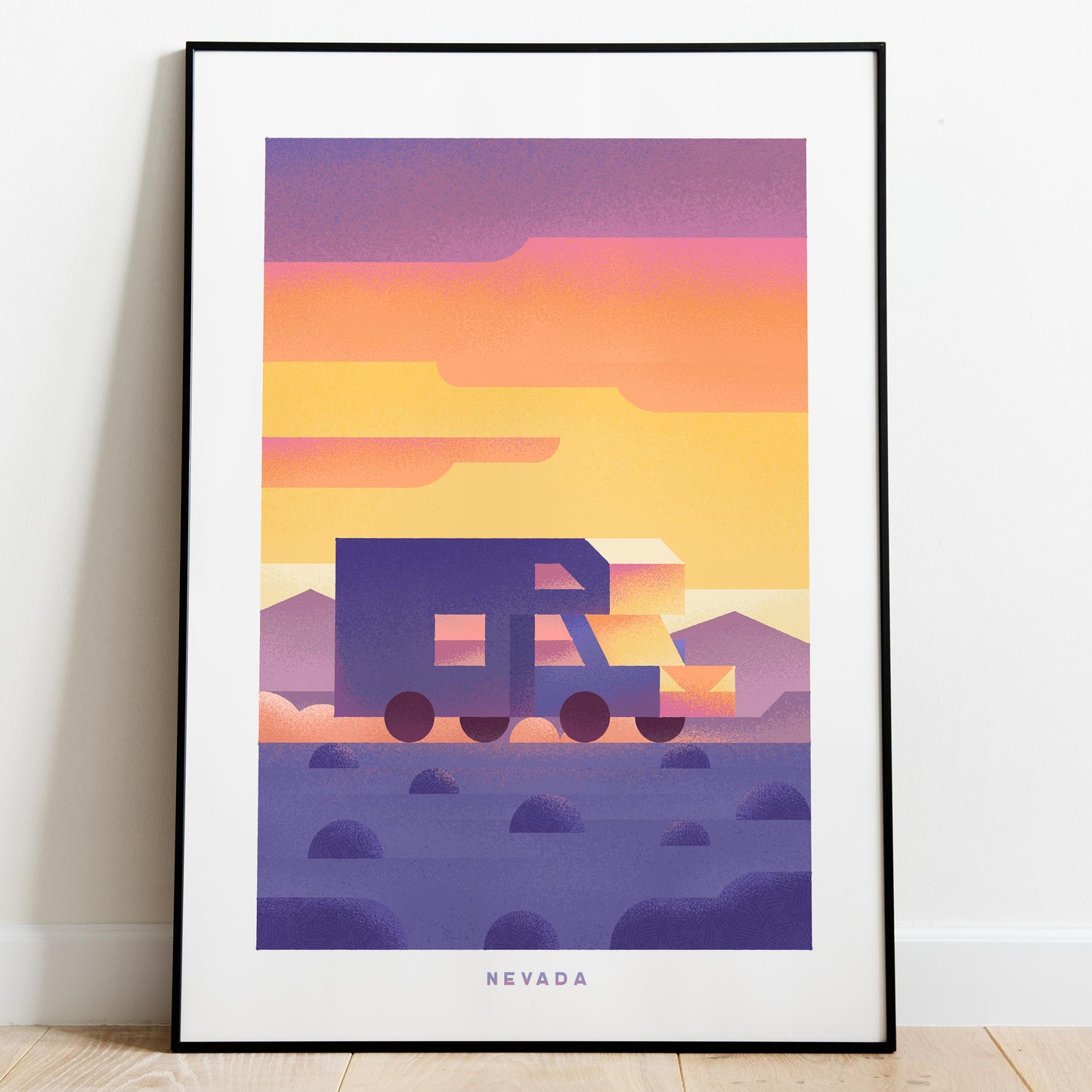 Nevada Travel Poster Print-Poster-Yesteeyear