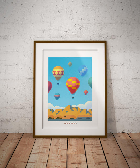 New Mexico Travel Poster Print-Poster-Yesteeyear