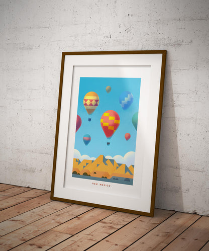 New Mexico Travel Poster Print-Poster-Yesteeyear
