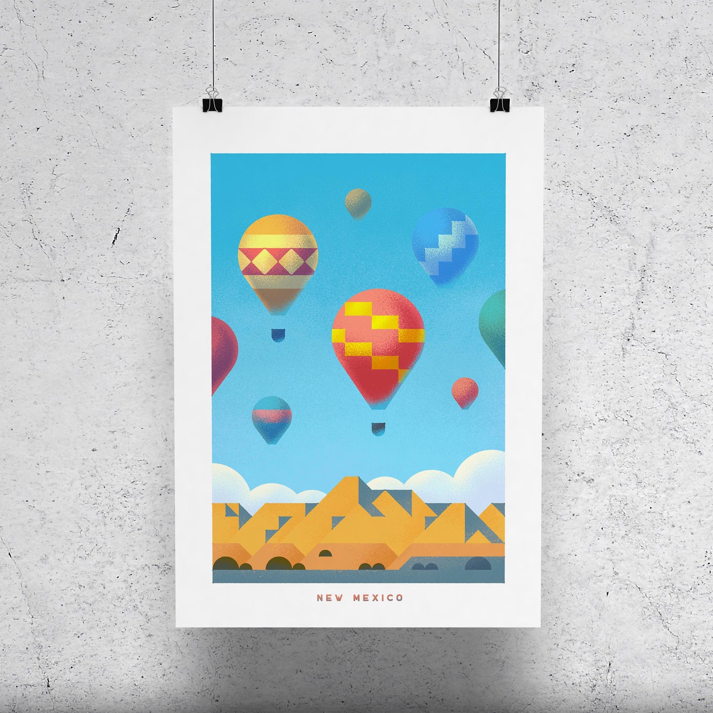 New Mexico Travel Poster Print-Poster-Yesteeyear