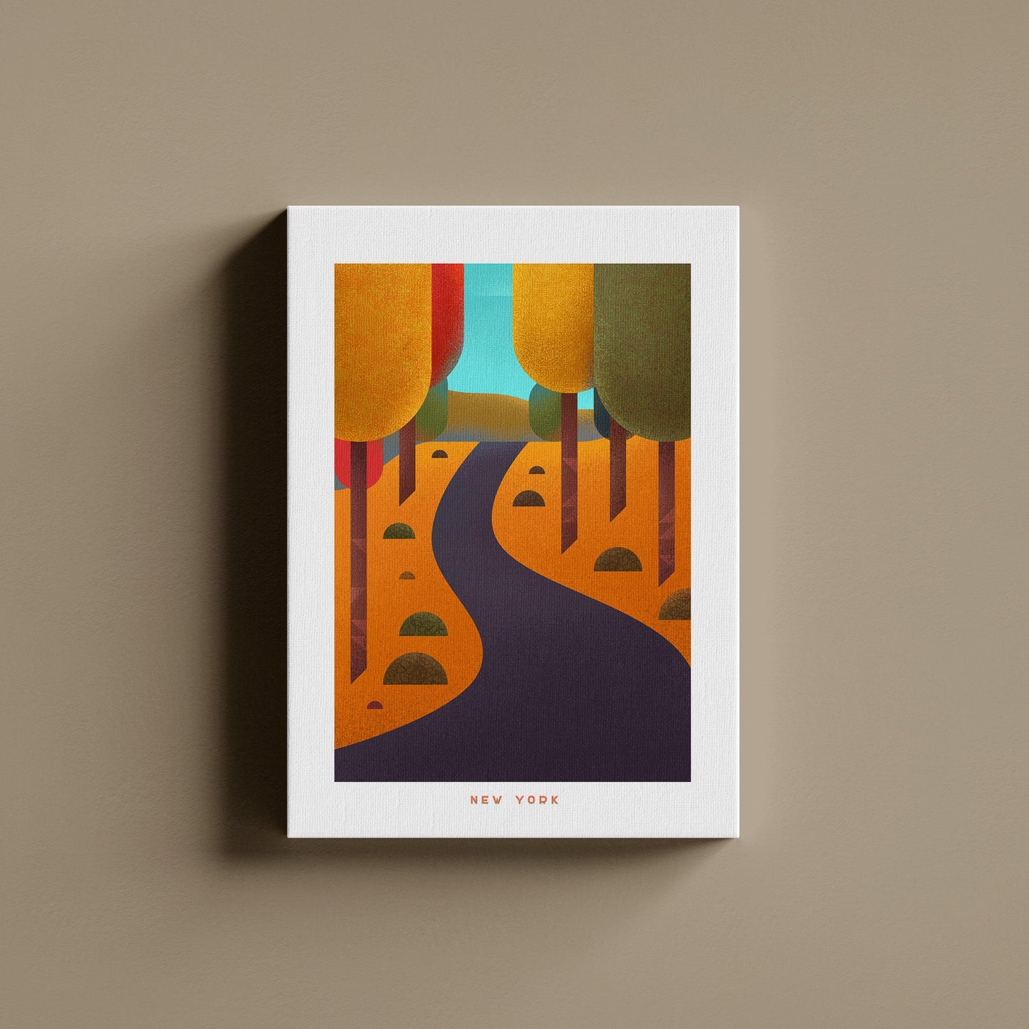 New York Travel Poster Canvas-Canvas-Yesteeyear