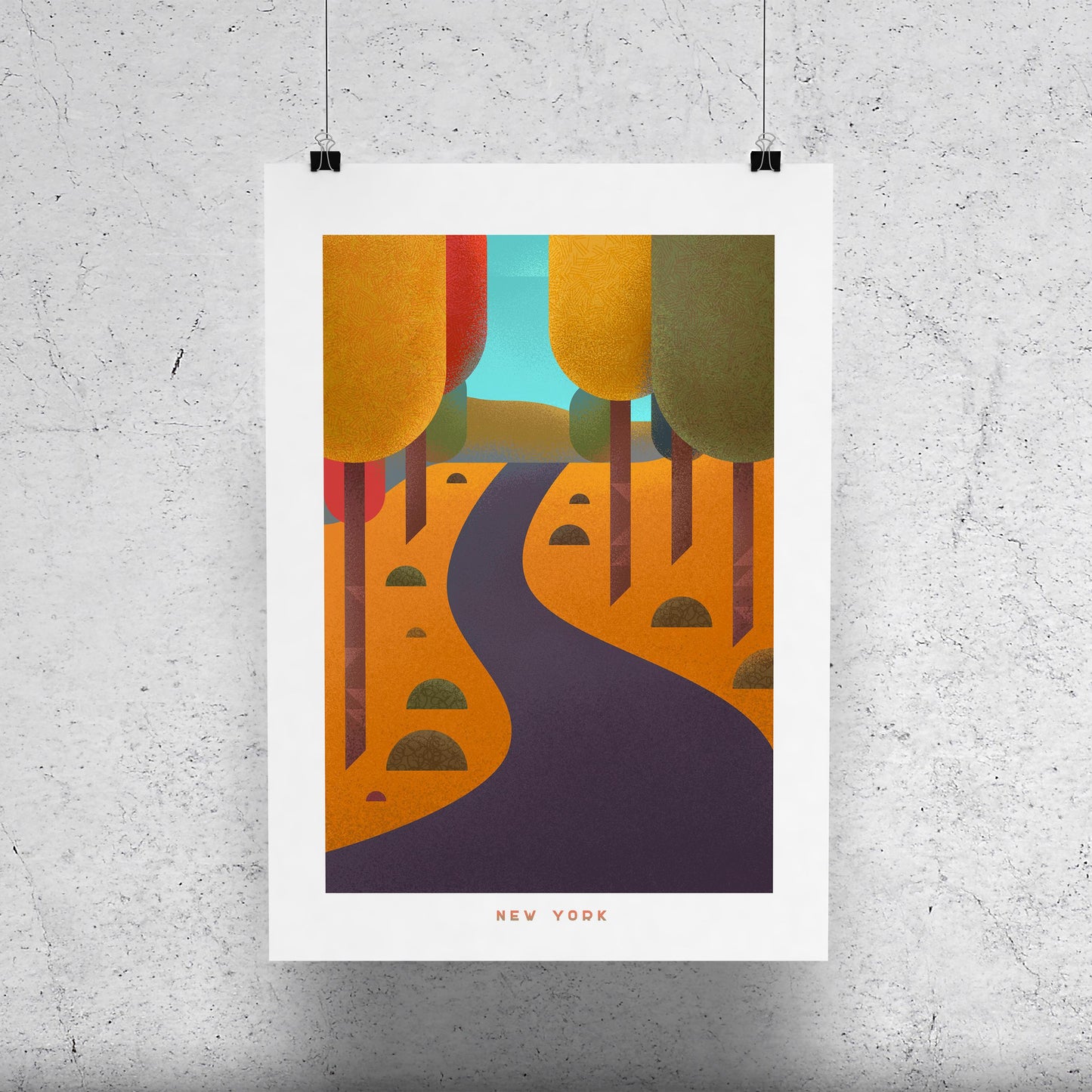 New York Travel Poster Print-Poster-Yesteeyear