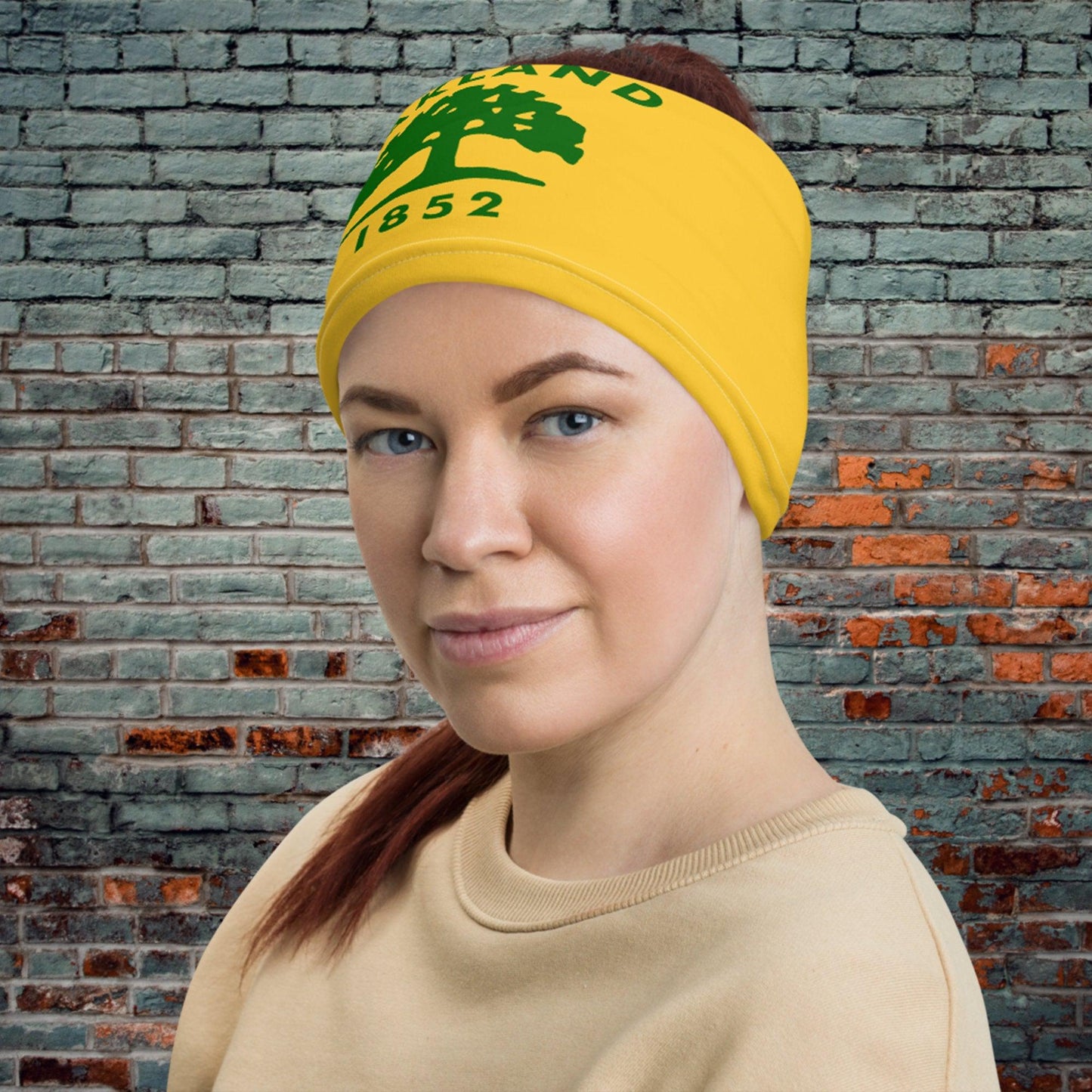 Oakland California Flag Neck Gaiter-Neck Gaiter-Yesteeyear