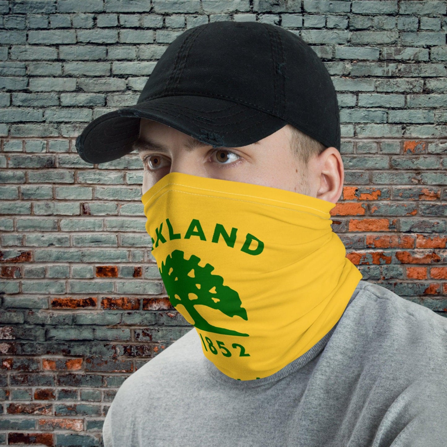 Oakland California Flag Neck Gaiter-Neck Gaiter-Yesteeyear