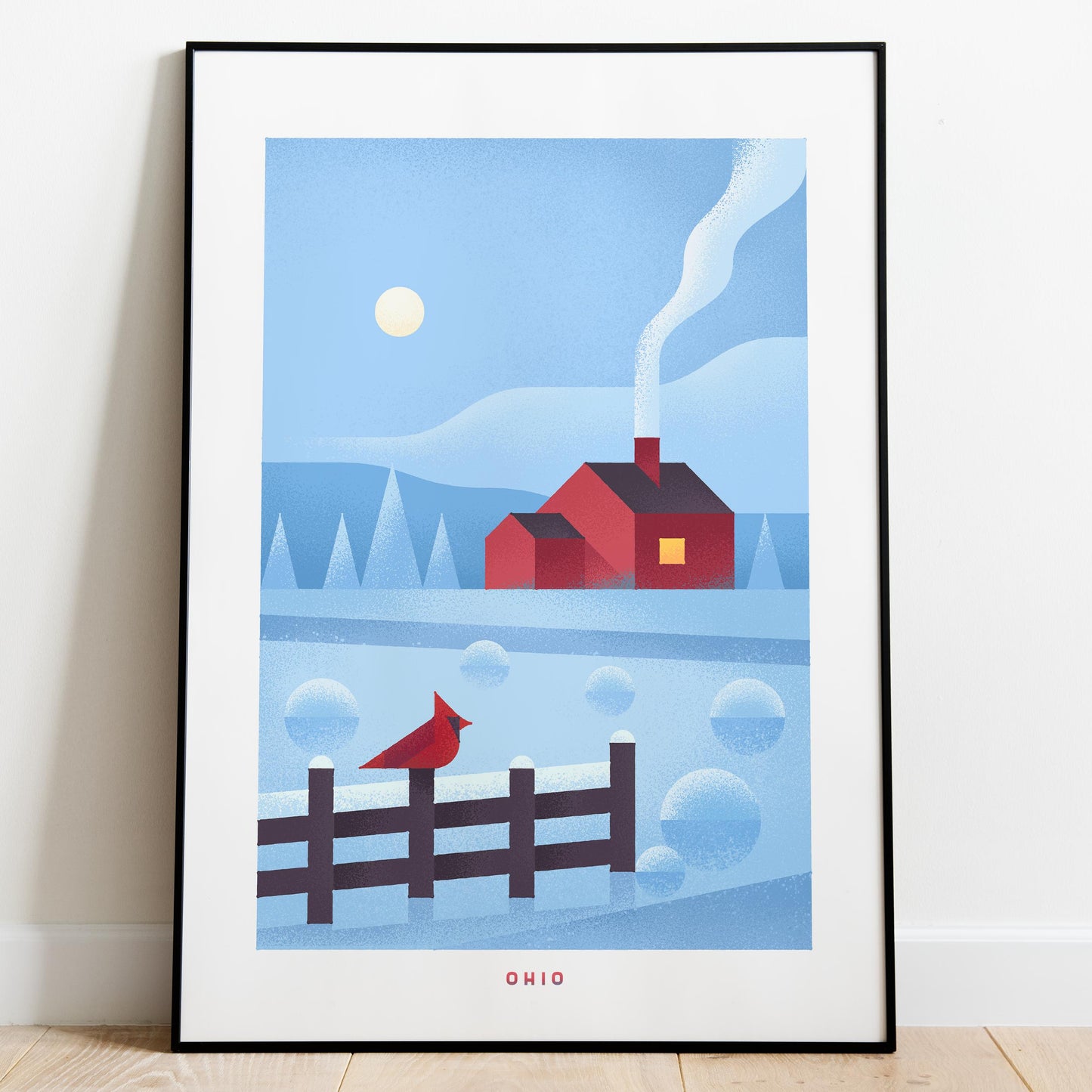 Ohio Travel Poster Print-Poster-Yesteeyear