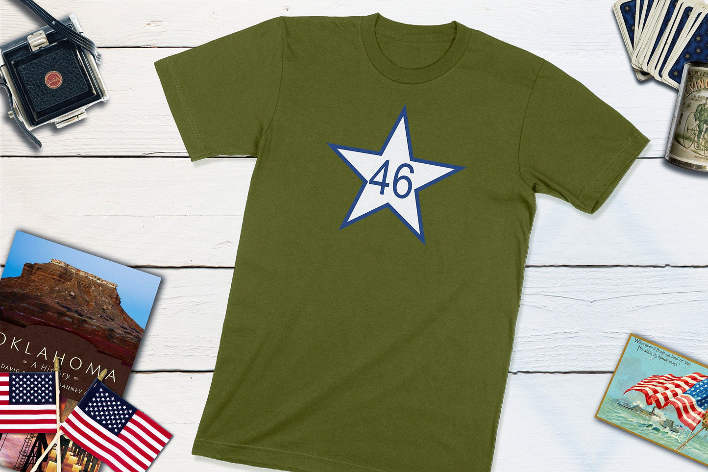 Oklahoma First State Flag Shirt-Unisex T-shirt-Yesteeyear