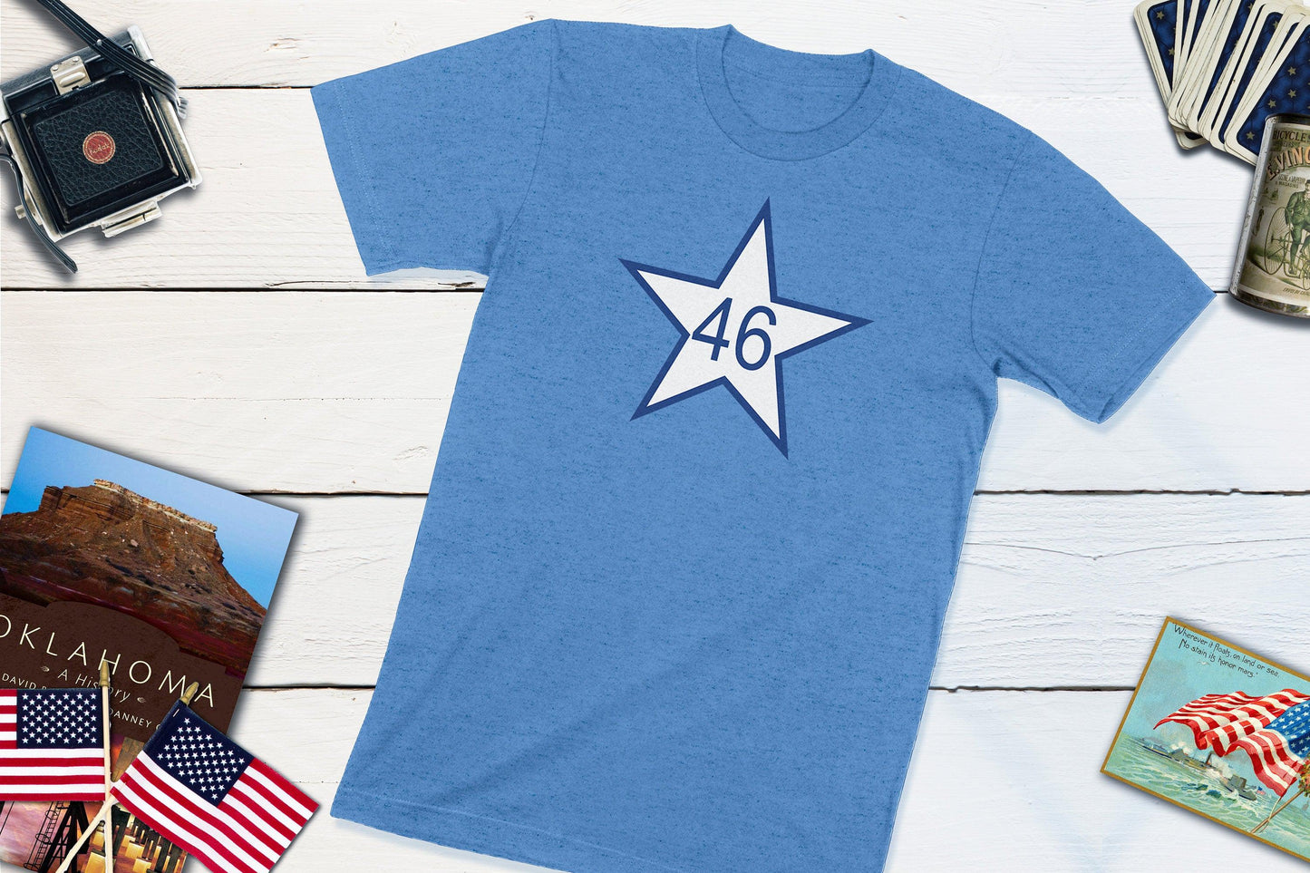 Oklahoma First State Flag Shirt-Unisex T-shirt-Yesteeyear