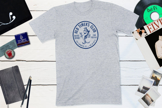 Old Timer's Club Vintage Matchbook-Unisex T-shirt-Yesteeyear