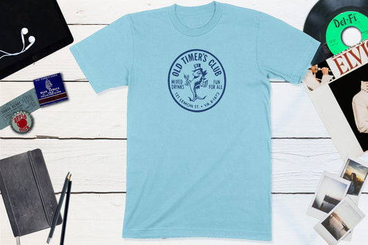 Old Timer's Club Vintage Matchbook-Unisex T-shirt-Yesteeyear