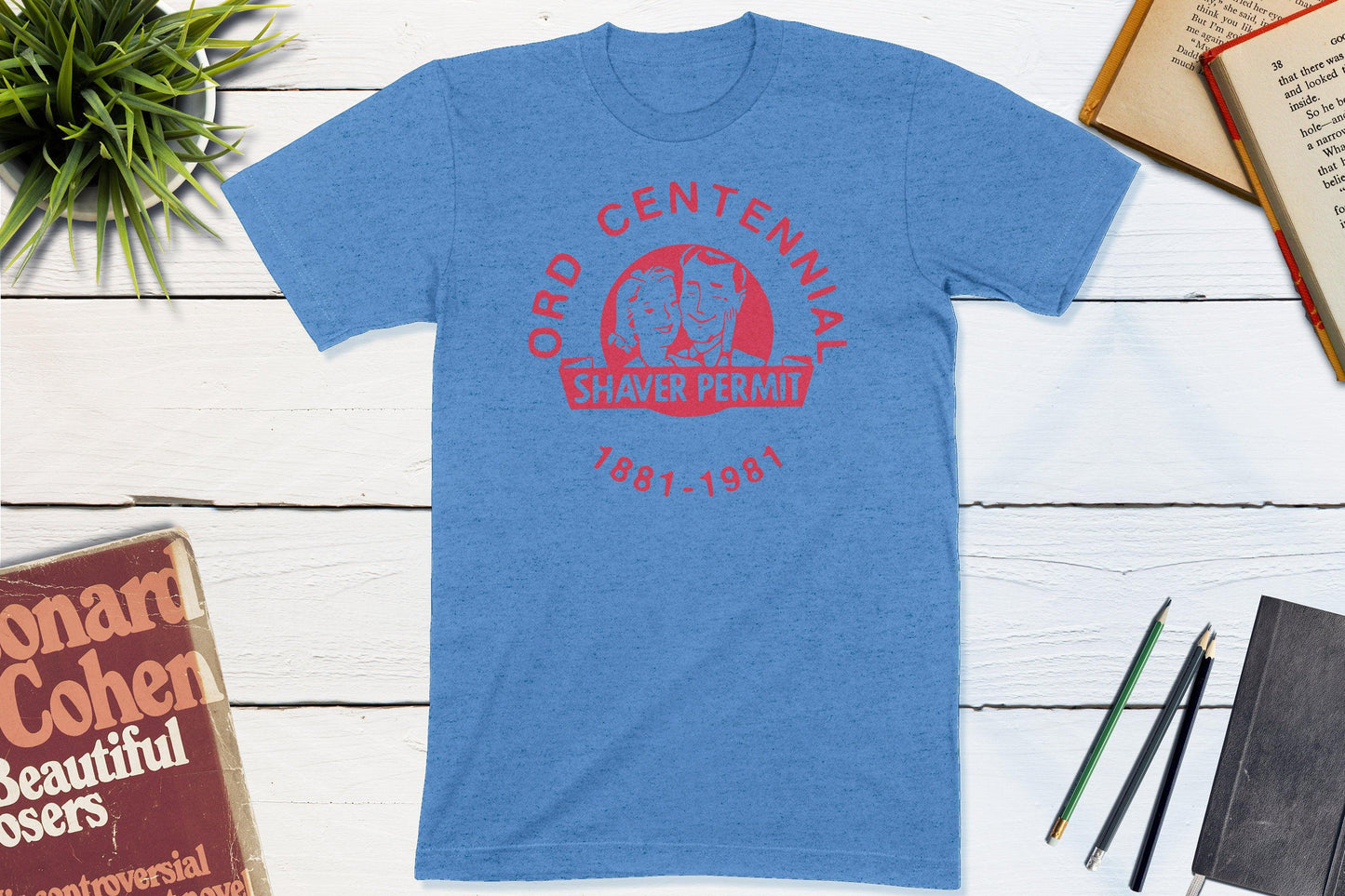 Ord Nebraska Centennial Button 1981 Shirt-Unisex T-shirt-Yesteeyear