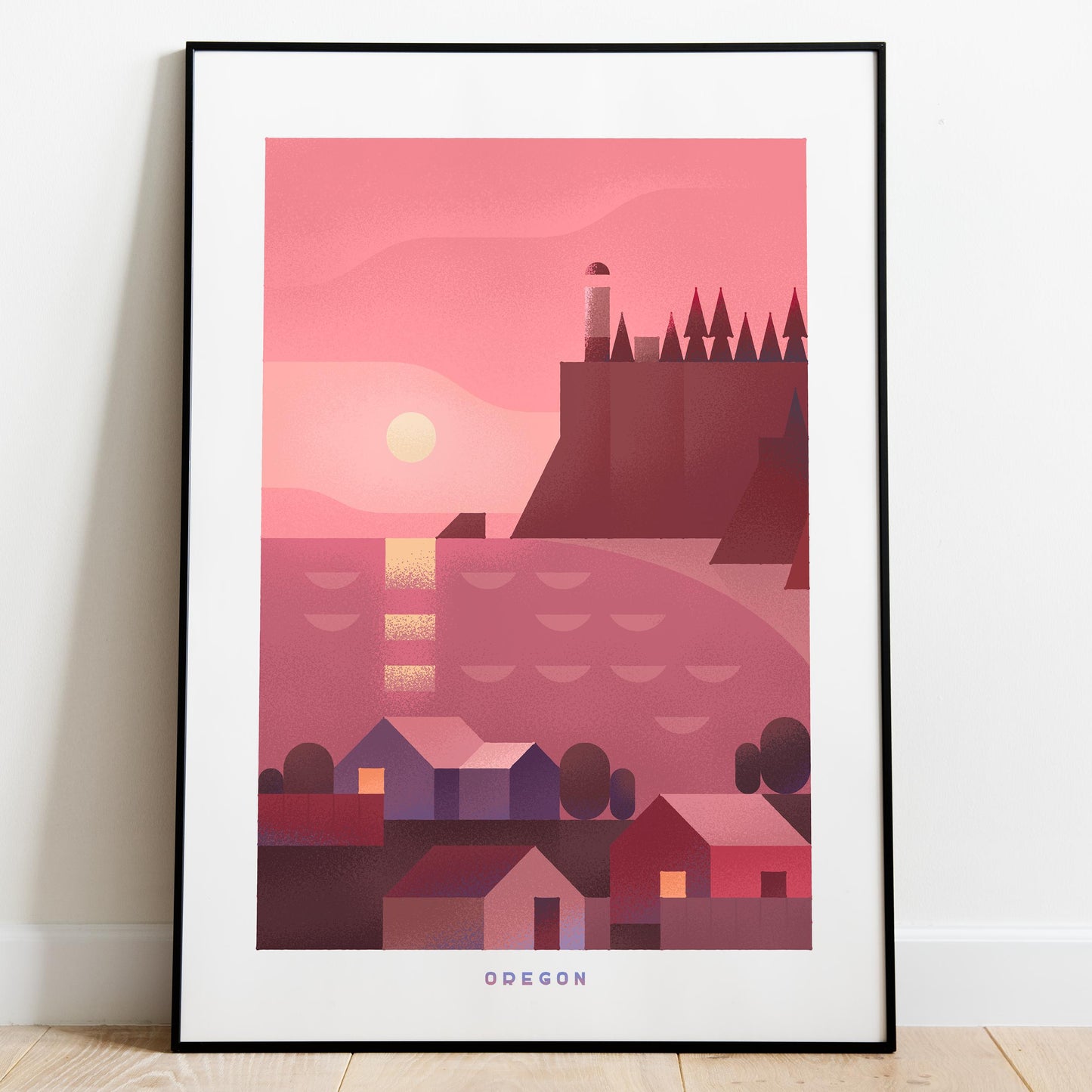 Oregon Travel Poster Print-Poster-Yesteeyear