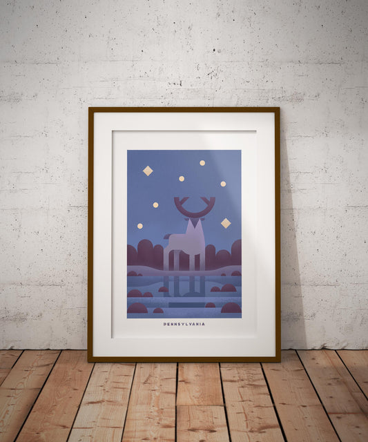 Pennsylvania Travel Poster Print-Poster-Yesteeyear