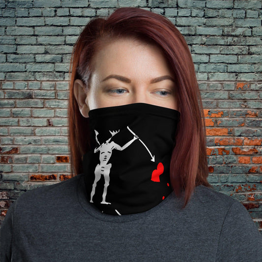 Pirate Blackbeard Flag Neck Gaiter-Neck Gaiter-Yesteeyear