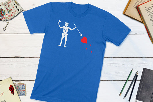 Pirate Blackbeard Flag Shirt-Unisex T-shirt-Yesteeyear