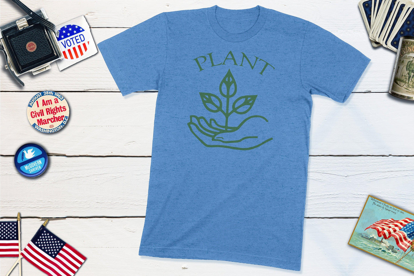 Plant Peace Anti-War Shirt-Unisex T-shirt-Yesteeyear
