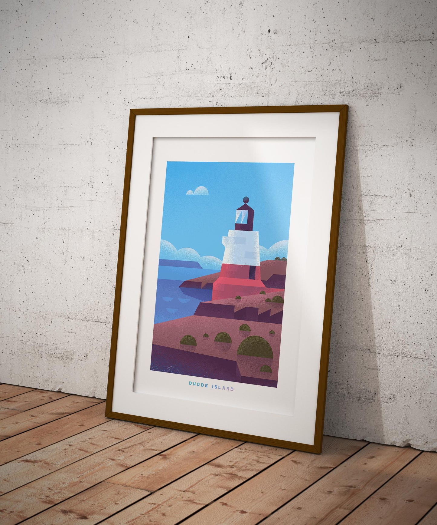 Rhode Island Travel Poster Print-Poster-Yesteeyear