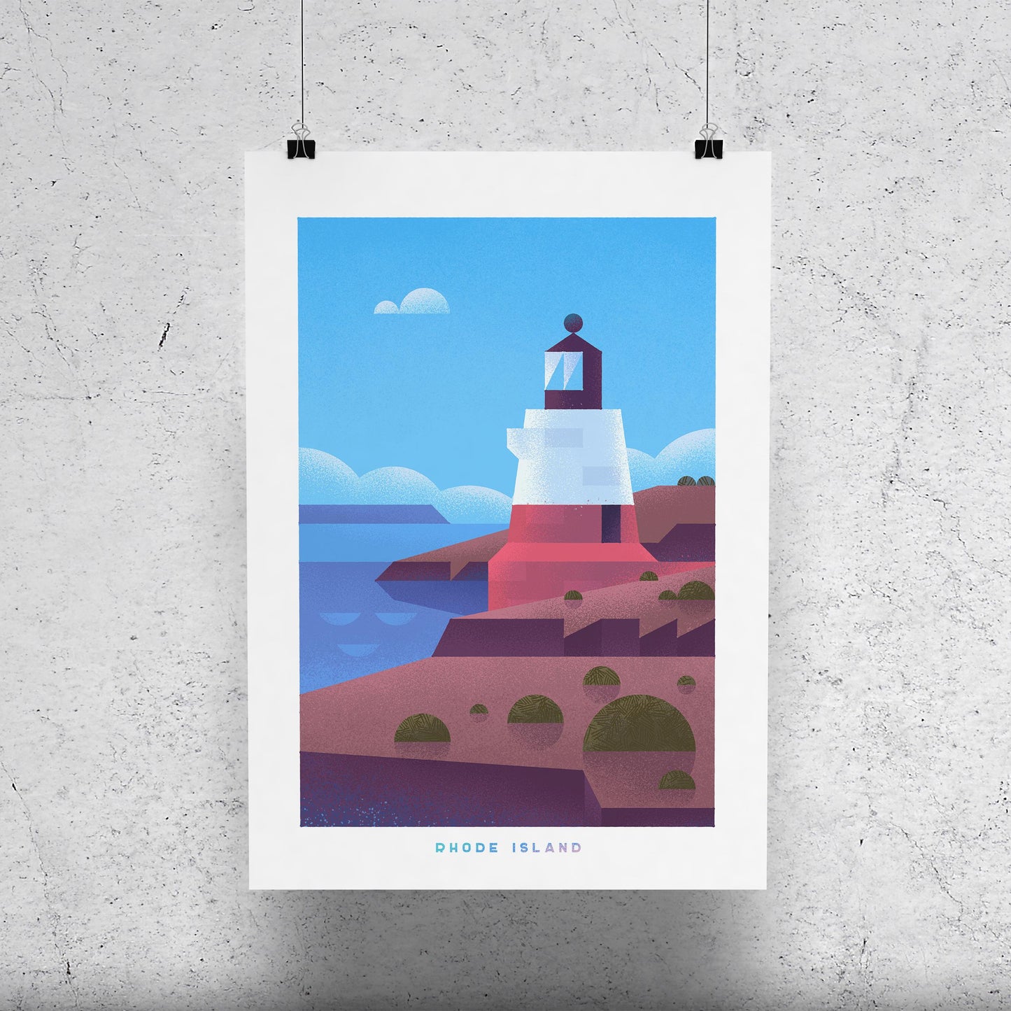 Rhode Island Travel Poster Print-Poster-Yesteeyear