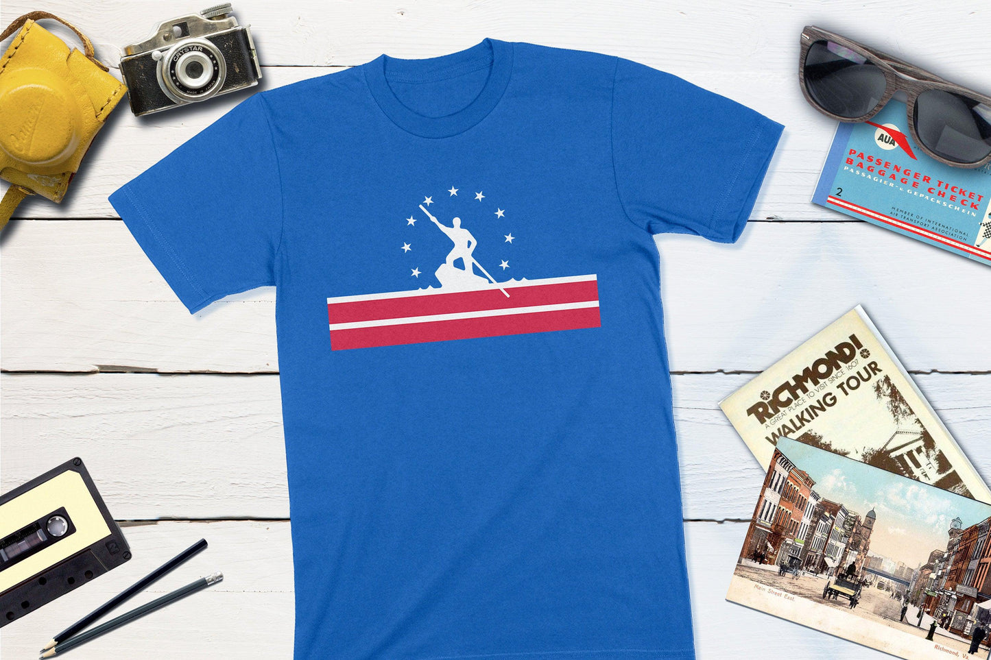 Richmond Virginia City Flag-Unisex T-shirt-Yesteeyear