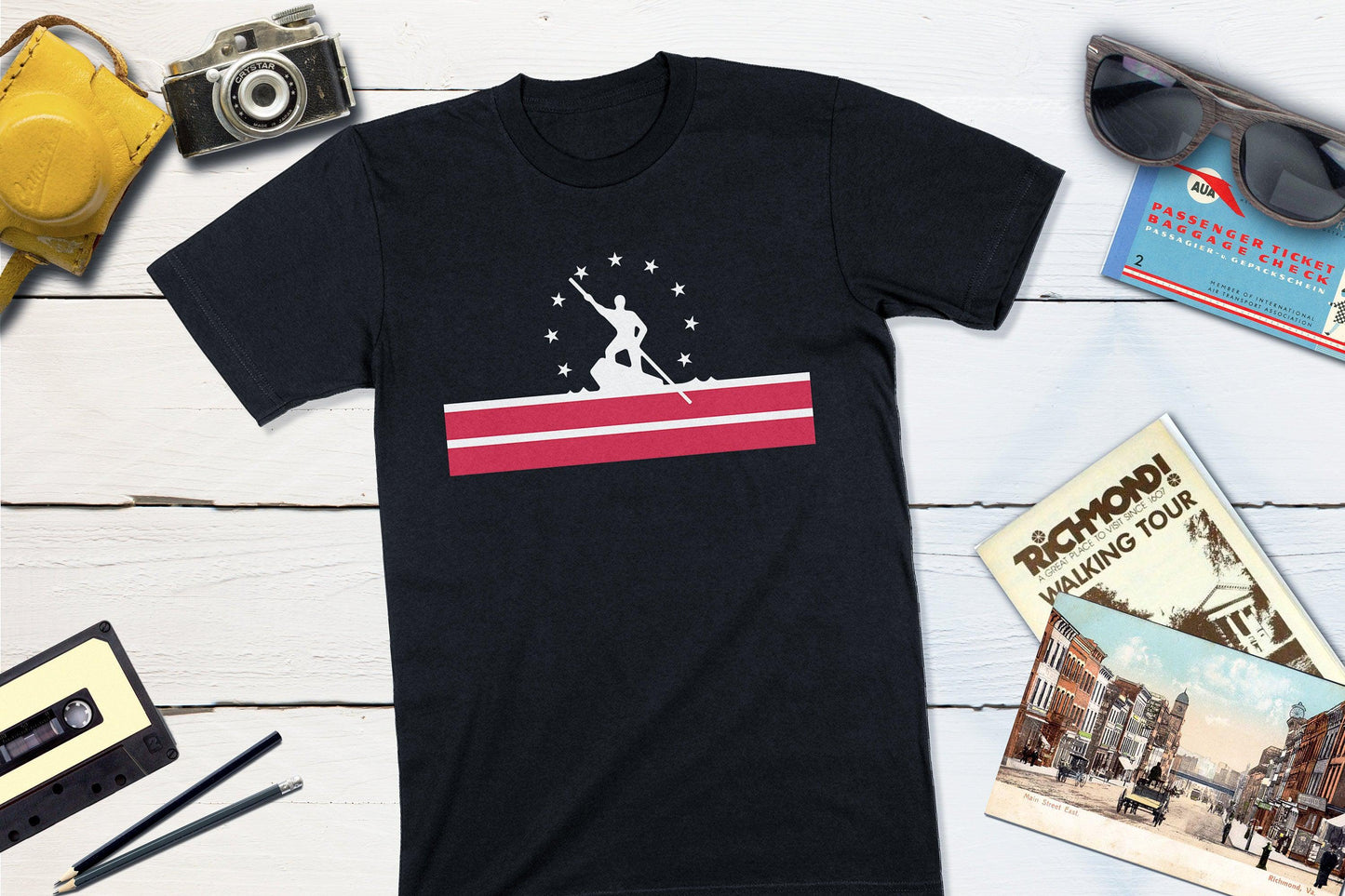 Richmond Virginia City Flag-Unisex T-shirt-Yesteeyear