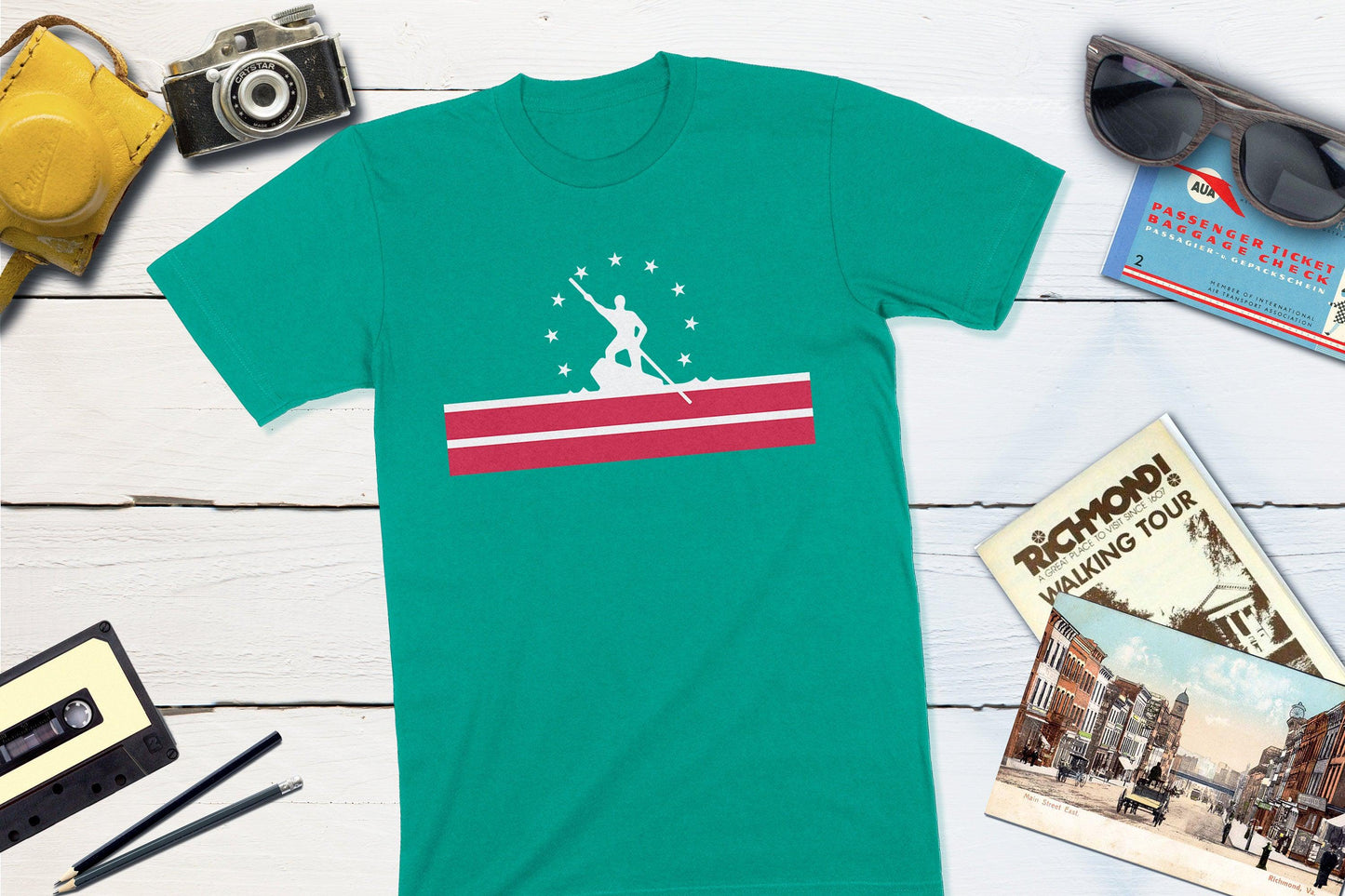 Richmond Virginia City Flag-Unisex T-shirt-Yesteeyear