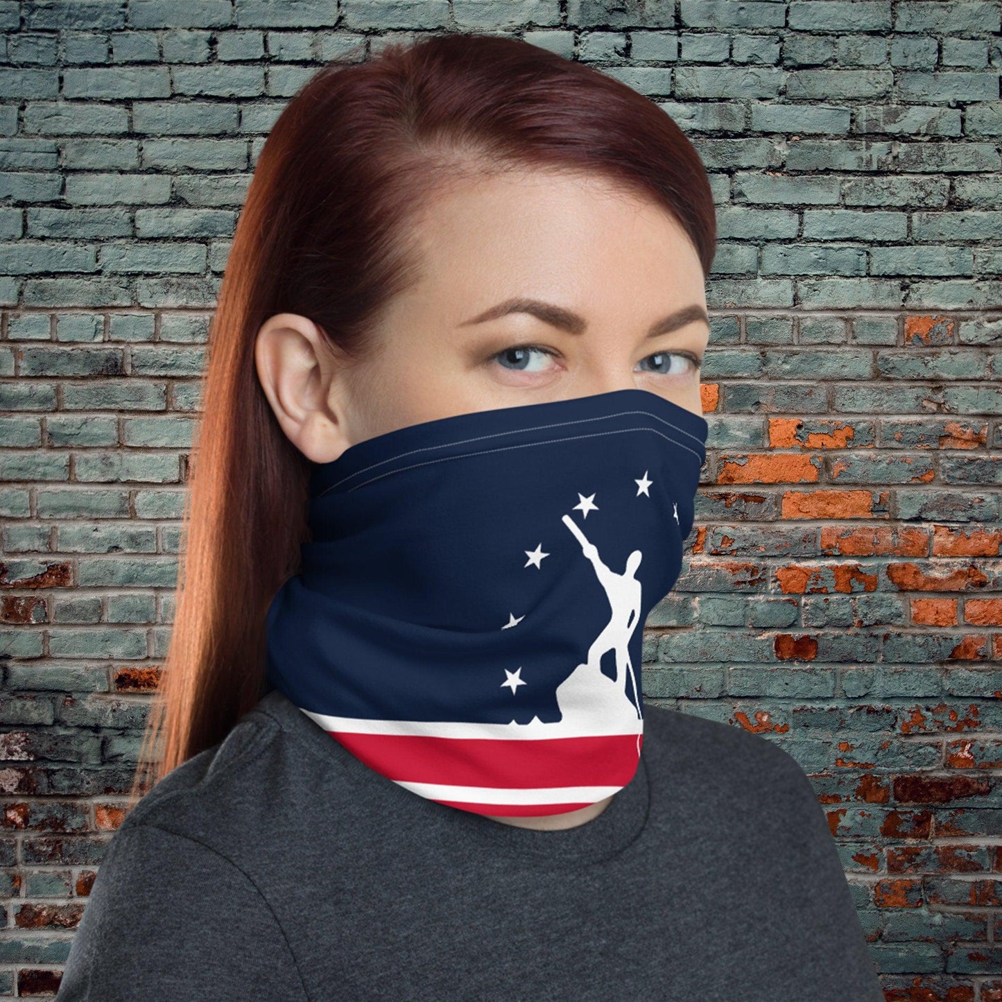 Richmond Virginia City Flag Neck Gaiter-Neck Gaiter-Yesteeyear