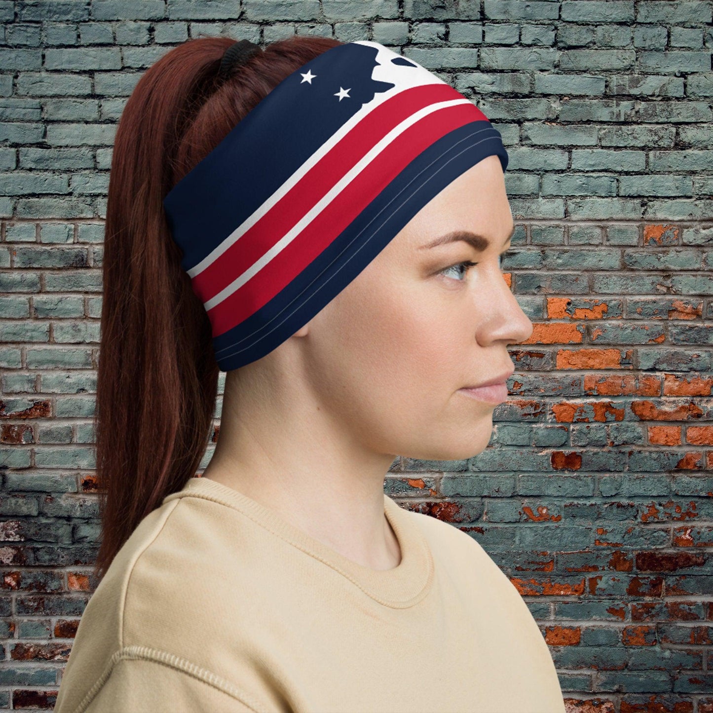 Richmond Virginia City Flag Neck Gaiter-Neck Gaiter-Yesteeyear