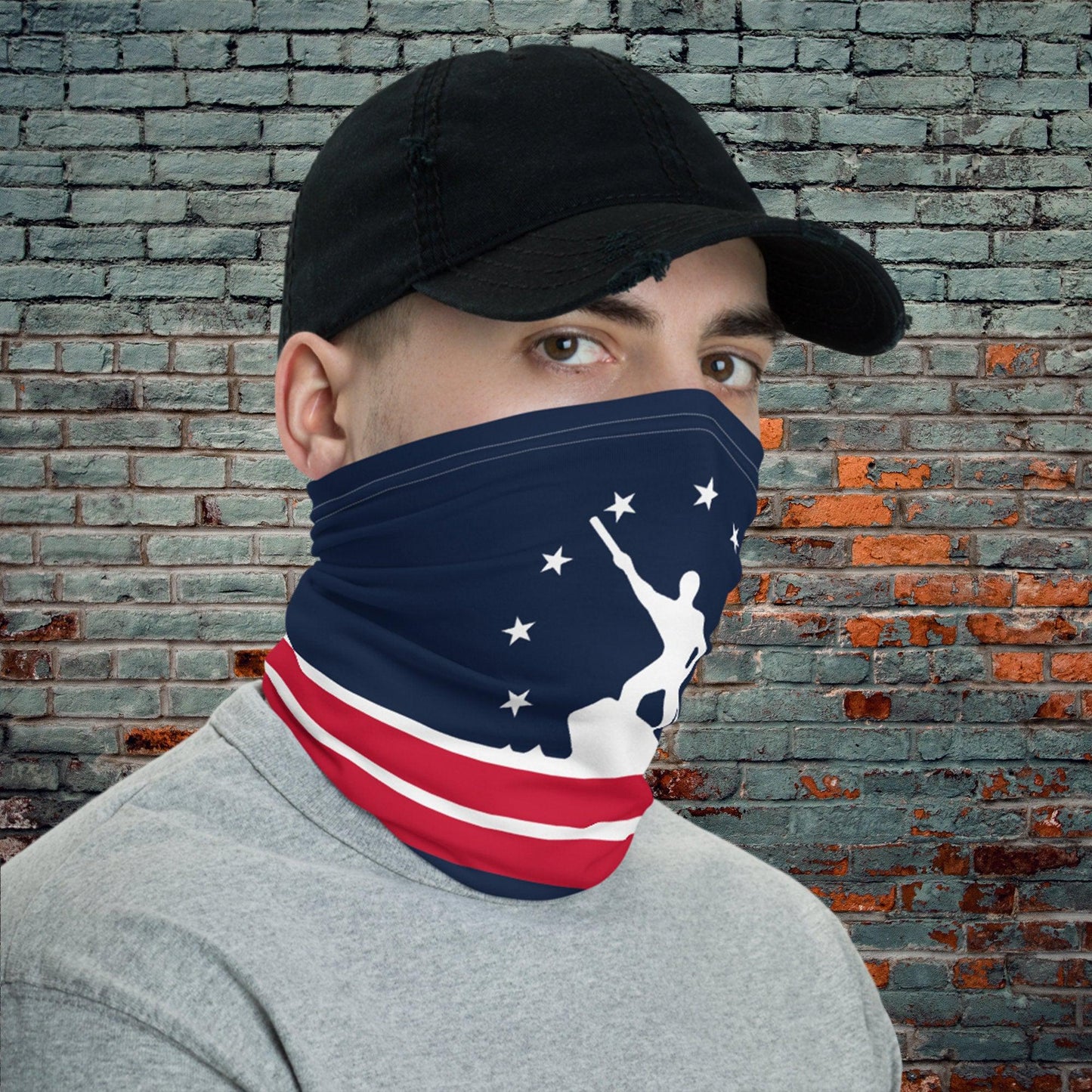 Richmond Virginia City Flag Neck Gaiter-Neck Gaiter-Yesteeyear