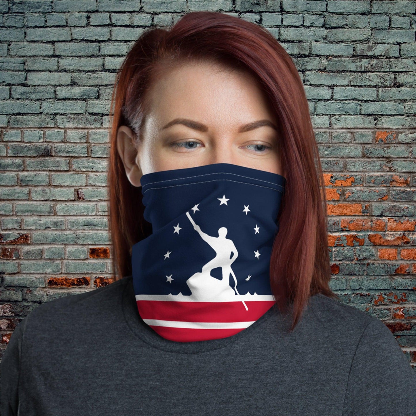 Richmond Virginia City Flag Neck Gaiter-Neck Gaiter-Yesteeyear