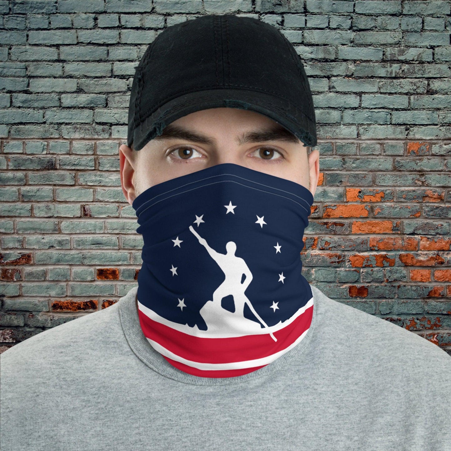 Richmond Virginia City Flag Neck Gaiter-Neck Gaiter-Yesteeyear