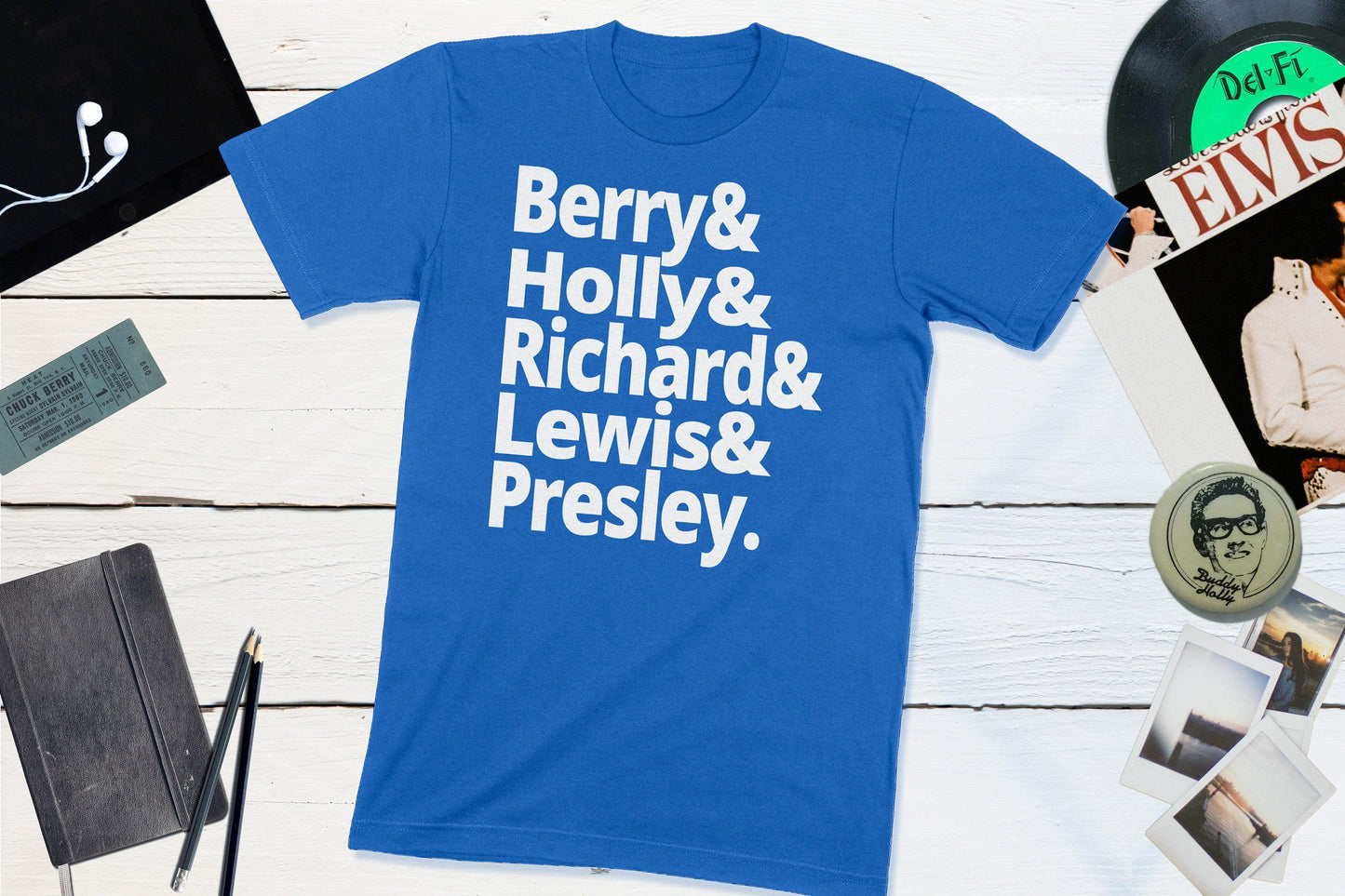 Rock N Roll Founders - Berry, Holly, Richard, Lewis, Presley-Yesteeyear